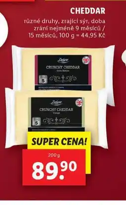 Lidl Cheddar nabídka