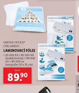 Lidl Laminovací fólie nabídka