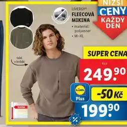 Lidl Fleecová mikina nabídka