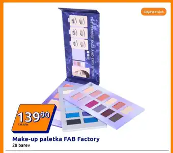 Action Make-up paletka FAB Factory nabídka