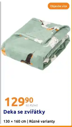 Action Deka se zvířátky nabídka