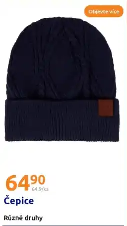 Action Čepice nabídka