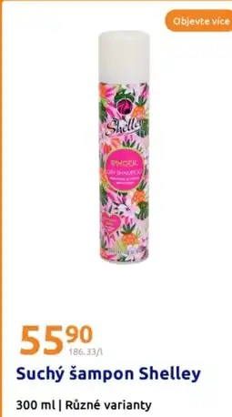 Action Suchý šampon Shelley nabídka