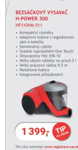 Planeo Elektro Bezsáčkový vysavač h-power 300 nabídka