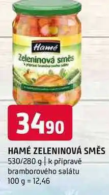 Terno Hamé Zeleninová směs 530/280g nabídka