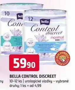 Terno Bella Control discreet 10-12 ks urologické vložky vybrané druhy nabídka