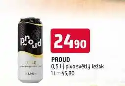 Terno Proud 0,5l pivo světlý ležák nabídka