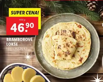 Lidl Bramborové lokše nabídka