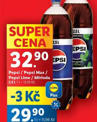 Lidl Pepsi lime nabídka