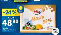 Lidl Máslo nabídka