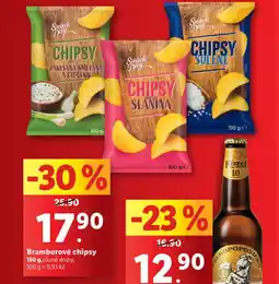 Lidl Bramborové chipsy nabídka