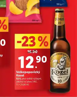 Lidl Pivo velkopopovický kozel nabídka