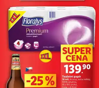 Lidl Floralys toaletní papír nabídka