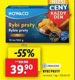 Lidl Rybí prsty nabídka