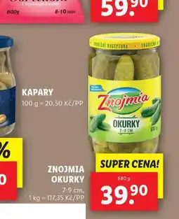 Lidl Znojmia okurky nabídka