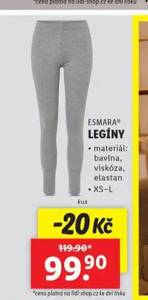 Lidl Legíny nabídka