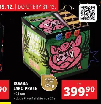 Lidl Bomba jako prase nabídka