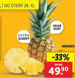 Lidl Ananas nabídka