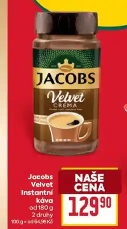 Billa JACOBS Velvet Instantní Κάνα nabídka