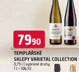 Terno Templářské Sklepy varietal collection 0,75l nabídka