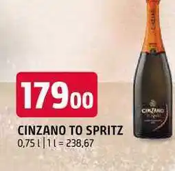 Terno Cinzano to spritz 0.75l nabídka