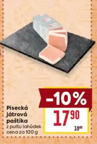 Billa Písecká játrová paštika nabídka