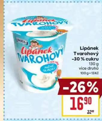 Billa MADETA Lipánek Tvarohový -30% cukru nabídka