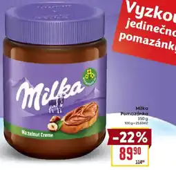 Billa MILKA Pomazánka nabídka