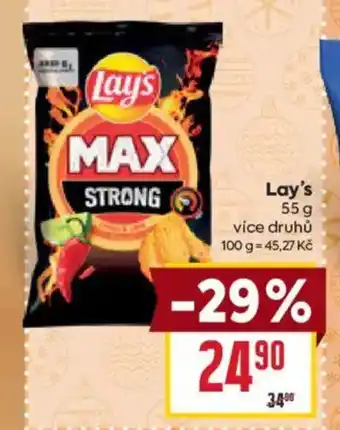 Billa LAY'S nabídka