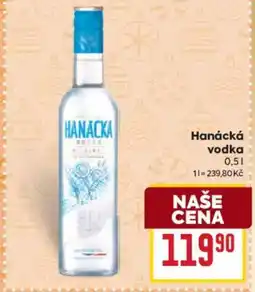 Billa HANACKA Vodka nabídka