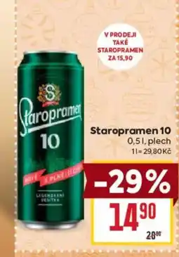 Billa Staropramen 10 nabídka