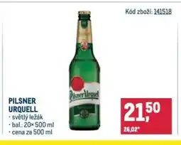 Makro PILSNER URQUELL nabídka