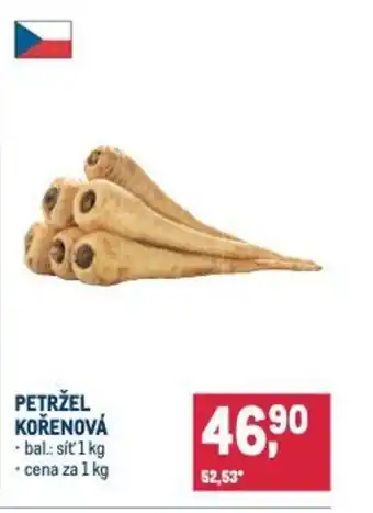 Makro Petržel kořenová nabídka