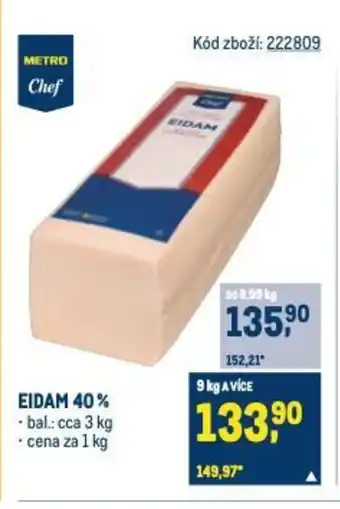 Makro Eidam 40% nabídka