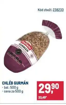 Makro PENAM Chléb gurmán nabídka