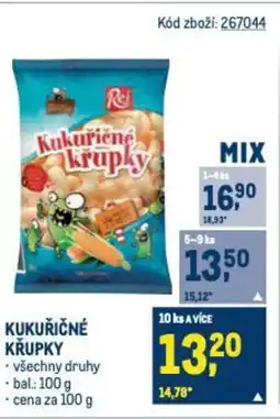 Makro Kukuričné krupky nabídka