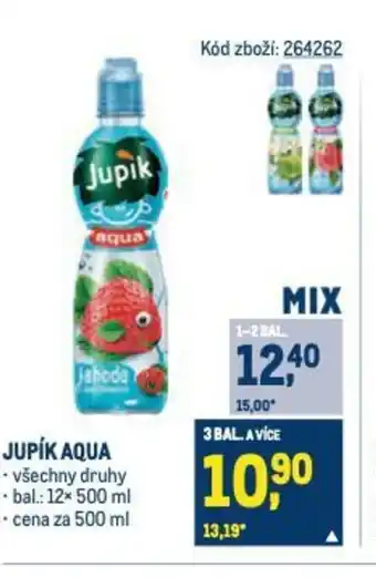Makro JUPÍK Aqua nabídka