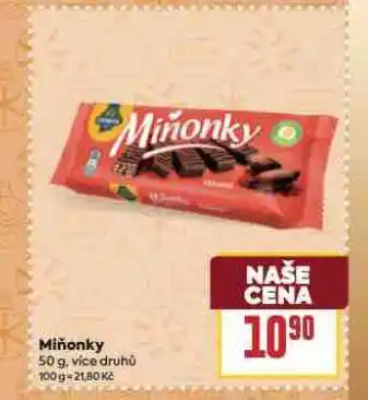 Billa Miňonky nabídka