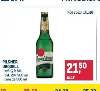 Makro Pivo pilsner urquell nabídka