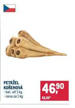 Makro Petržel kořenová nabídka