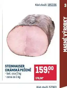 Makro Steinhauser cikánská pečeně nabídka