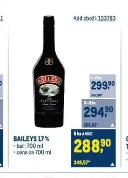 Makro Baileys nabídka