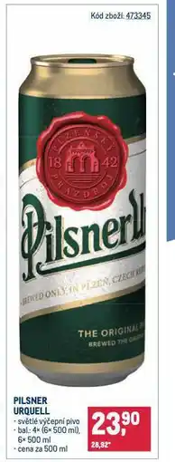 Makro Pivo pilsner urquell nabídka