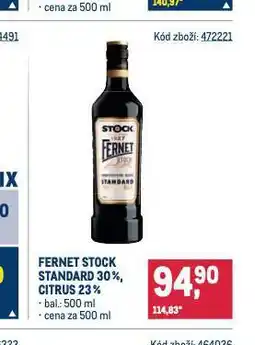 Makro Fernet stock nabídka