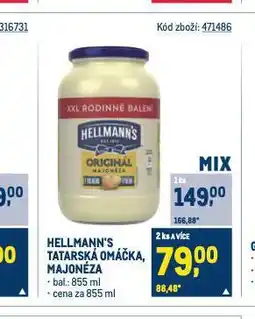 Makro Hellmann's tatarská omáčka nabídka