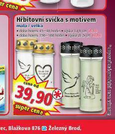 Norma Hřbitovní svíčka s motivem nabídka