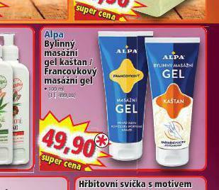 Norma Alpa francovkový masážní gel nabídka