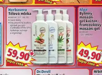 Norma Herbavera tělové mléko nabídka