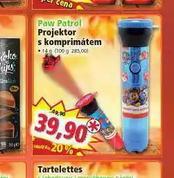 Norma Paw patrol projektor s komprimátem nabídka