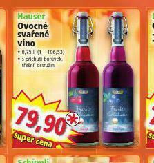 Norma Hauser ovocné svařené víno nabídka